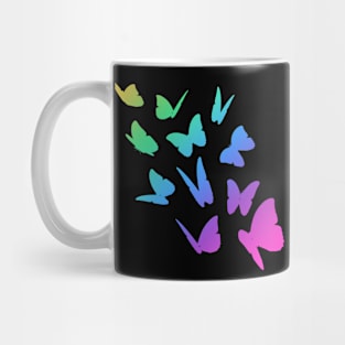 Rainbow Butterfly Gradient Mug